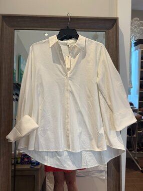Maeve Oversized Buttondown Shirt NWT Size S | Runs Large | Relaxed Fit | Anthro